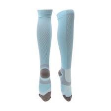Anti-Friction Bike Cycling Socks Size L Sky Blue 1 Pair