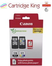 Canon PG-510 / CL-511 Genuine Ink Cartridges, for Pixma MP495