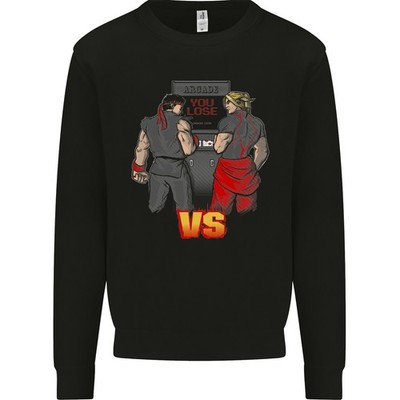 Ryu Vs Ken Retro Videospiel Mma Spielen Kinder Sweatshirt Pullover