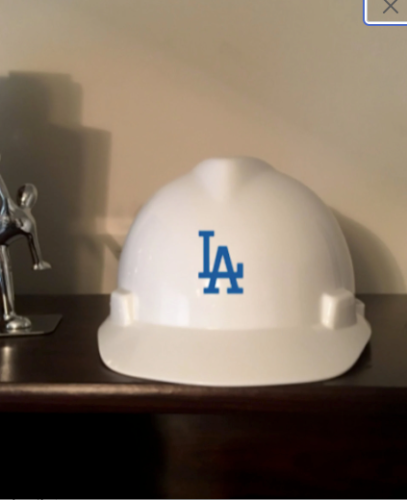 Los Angeles Dodgers Pyramex Ridgeline Cap Style Twardy kapelusz Biały - Zdjęcie 1 z 1
