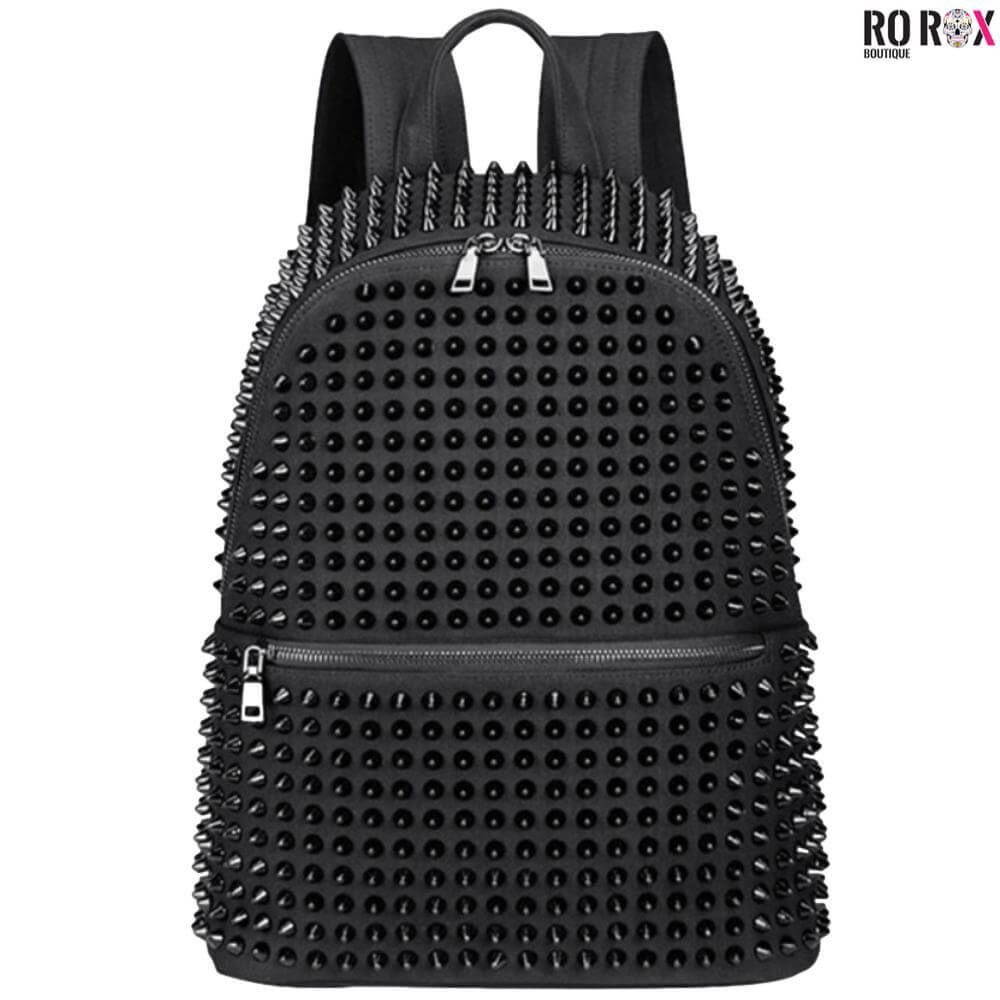 Gothic Studded Backpack by Ro Rox Alternative Punk Bag School Unisex Rucksack