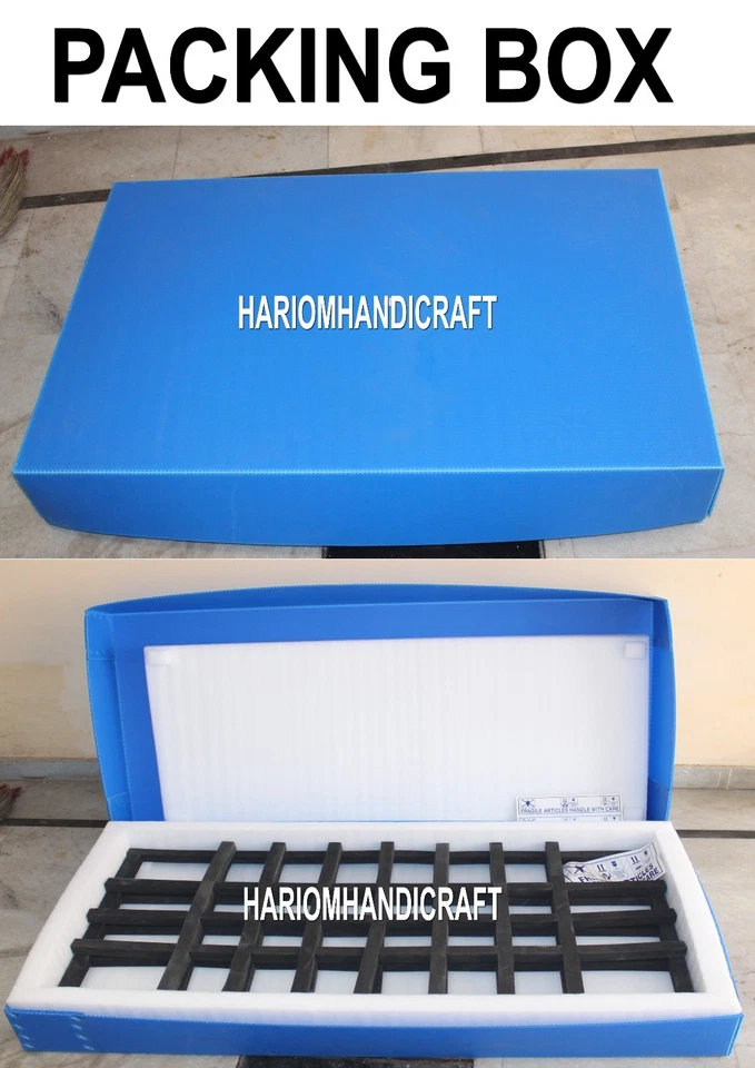 4'x2' Exclusive Obsidian With Gold Table Random Art Inlay Room Mosaic Decor E266 - Image 4 of 4