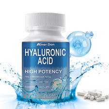 Hyaluronic Acid Capsules 850 mg 120 Capsules - Supports Healthy Joints/Skin