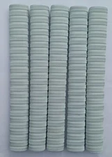 5x RING CHEVRON Players Cricket Bat Grips - WHITE - Oz Stock