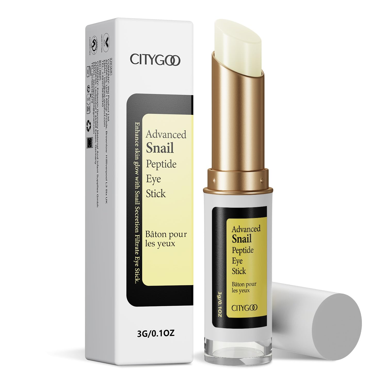 CITYGOO Eye Cream for Dark Circles Eye Puffiness under Eye Bags