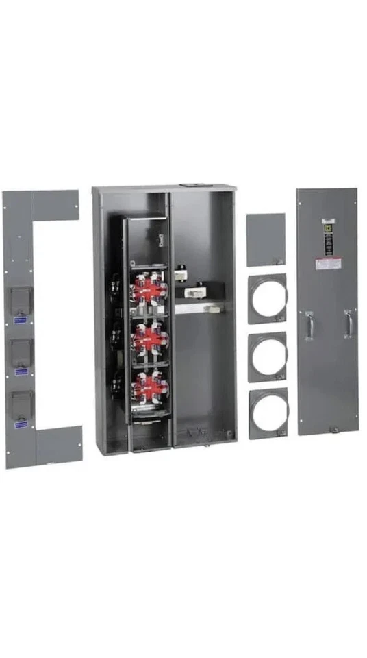 Square D MP33-125 125a 3 velocidades medidor paquete anillo tipo nuevo MISMO QUE WEP3311 EUSERC Foto 2 de 2