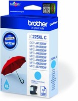 Brother Tintenpatrone LC-225XLC Cyan (Reichweite: Ca. 1200 Seiten) Neu Ovp