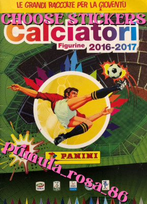 PANINI CHOOSE MISSING FIGURES FOOTBALLERS 2016 2017 MANCOLISTA 1 - 200