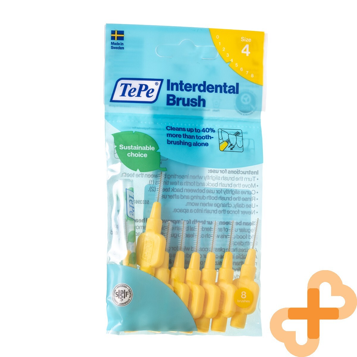 Tepe Interdental Brush, Yellow 0.7mm (8 Pieces/Packet X 3 Pack - Image 5