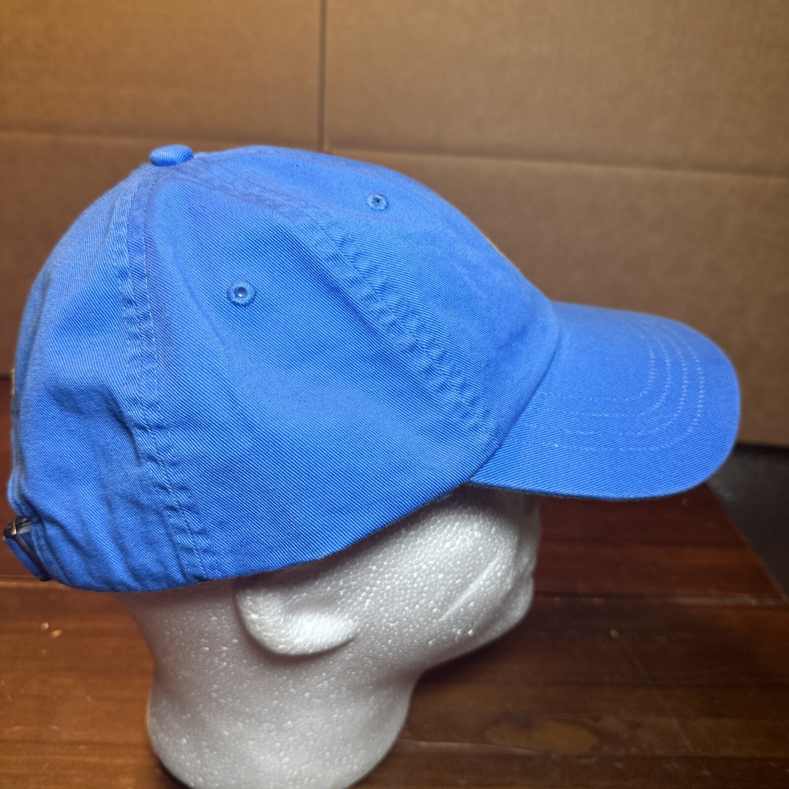 Polo Ralph Lauren berretto da baseball strapback blu chiaro giallo pony