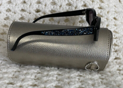 Judith Leiber Black Crystal Embellished Sunglasses JL 1606  display picture 1
