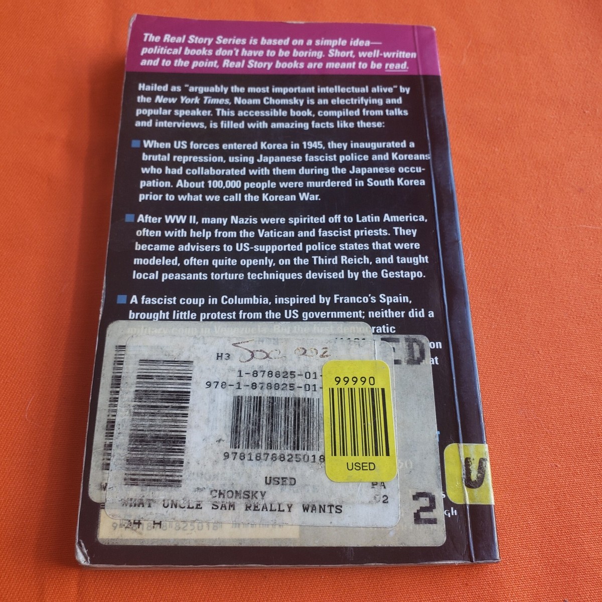 ✓ What Uncle Sam Really Wants, Chomsky book 9781878825018| eBay