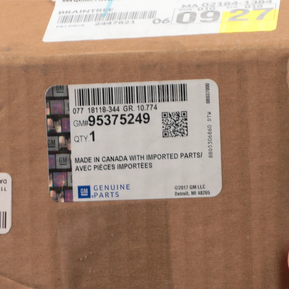 Impermeable de vidrio fijo Chevrolet Trax genuino GM 2015-2022 NUEVO FABRICANTE DE EQUIPOS ORIGINALES 95375249 Foto 3 de 3