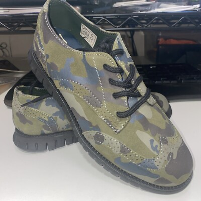 Cole Haan Original ZeroGrand Camo Wingtip Shoes Size 4 | eBay display picture 3