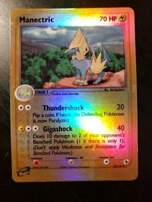 Pokemon eCard - Manectric Reverse Holo - 39/109 - Ex Ruby & Sapphire ...