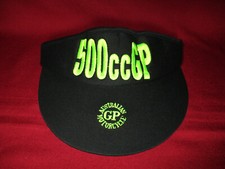 Australian Motorcycle Grand Prix 500cc Cap Hat Sun Visor Moto GP New/Unused
