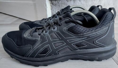 ASICS Mens Trail Scout  Trainers Size  Uk 11   Eu 46.5  BLACK  Sneakers Shoes - Picture 1 of 7