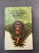 The Hardy Boys ~ The Masked Monkey by Dixon 1972 Hardcover Book #51