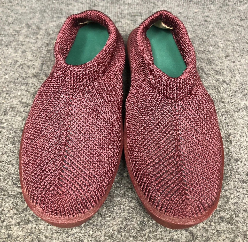 Arcopedico Borgoña Clásico Elástico Tejido Zapatos Cómodos Hombres 9 Mujeres 11 en Usado en Excelente Condición Foto 3 de 4