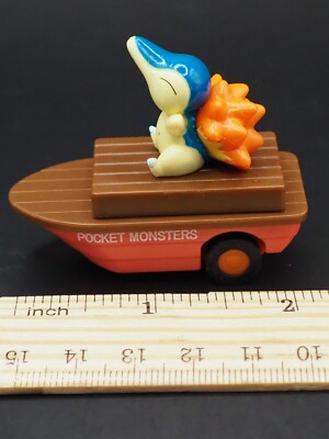Cyndaquil Pokemon Super Boat Pullback Car Seven-Eleven Nintendo
