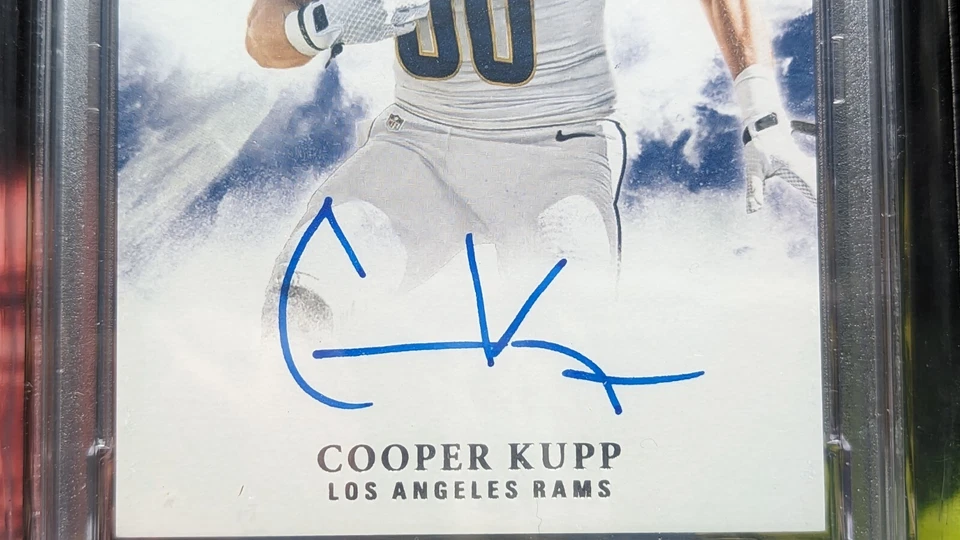 2017 Panini Origins #RACK Cooper Kupp RC ON CARD Auto HARD SIGNED PSA 10 💎 RARE - Image 3 of 4
