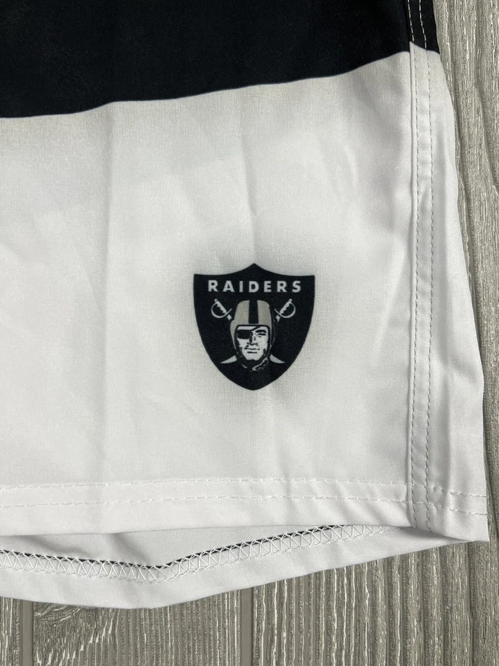 Las Vegas Raiders NFL Team Apparel Boardshorts Mens 38 Swim Trunks Beach Surf - Image 4 of 4