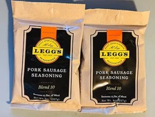 AC Legg’s Old Plantation Pork Sausage Seasoning Blend 10 (8 oz)  2 bags