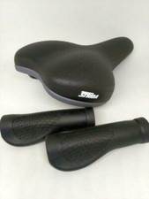 Sella Strida Pieghevole Nera Gel + Impugnatura Nera più adatta alla tua bici Strida