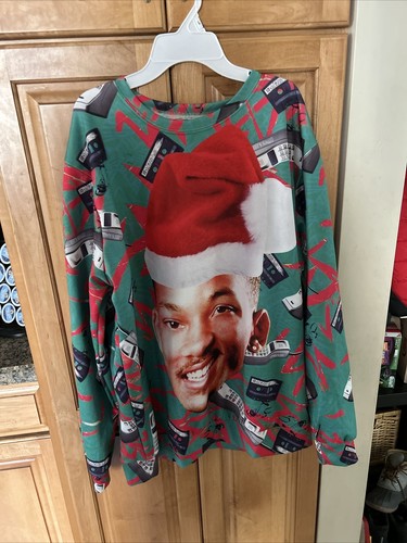 Ugly Christmas Sweatshirt Gr. XL Will Smith, Pullover Langarm - Bild 1 von 5