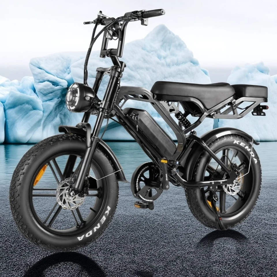 Lagads V20Pro Ebike 750W 15.6AH Mountain 20 Fat Tire 45KM/H Electric Bicycle - image 2 of 4