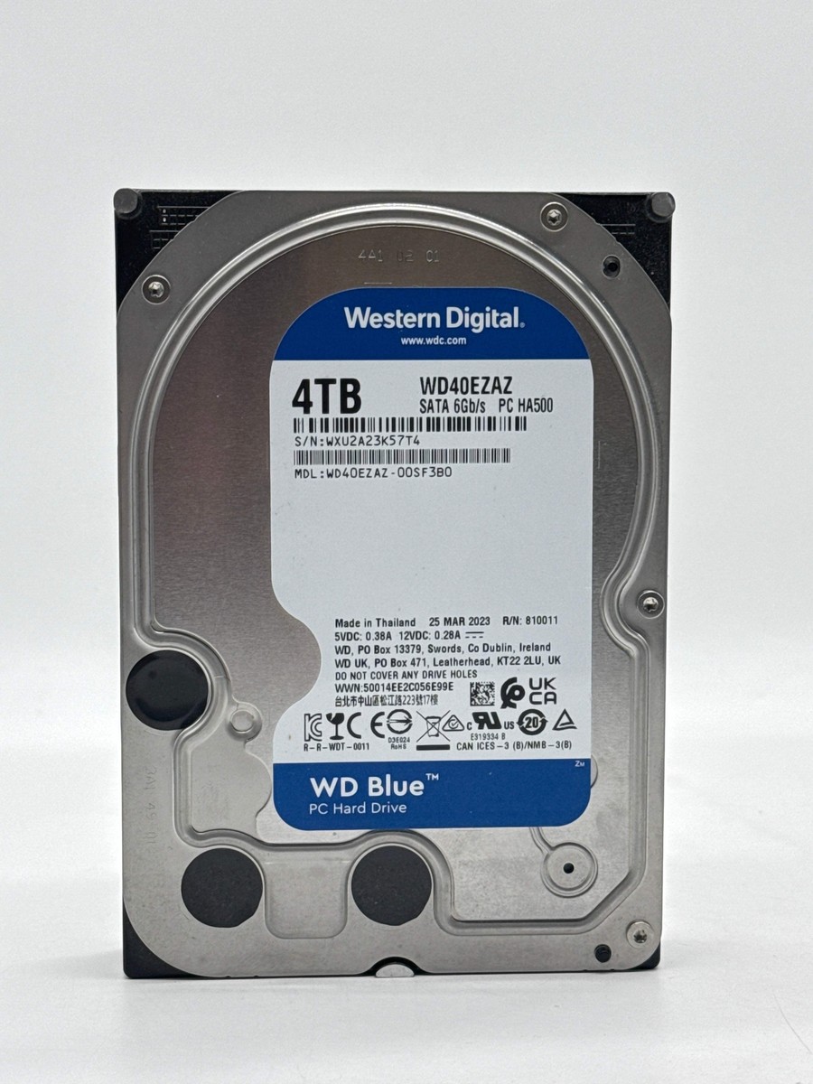 Western Digital WD40EZAZ （3.5インチHDD 4TB） Amazon.com: Western Digital 4TB WD Blue PC Internal Hard