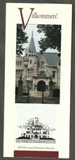 American Swedish Institute Minneapolis Minnesota Foldout Brochure Pictures Map