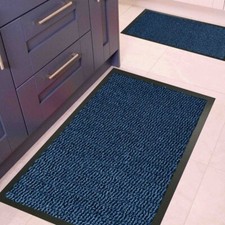 Large Indoor Door Mat Entrance Rug Dirt Trapper Non Slip Washable Barrier Mats