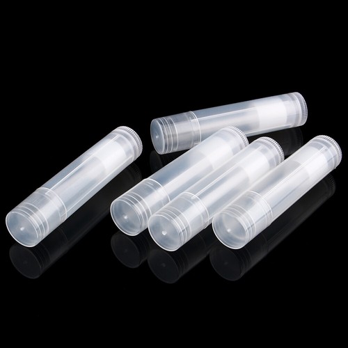 Lot 100x 5ml Clear Black White Empty Lipstick Lip Balm Container Tube BX5 - Picture 2 of 9