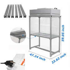 1 PC Lab Dust Free Room Workshop Laminar Flow Hood Bench Air Clean WorkstationUS
