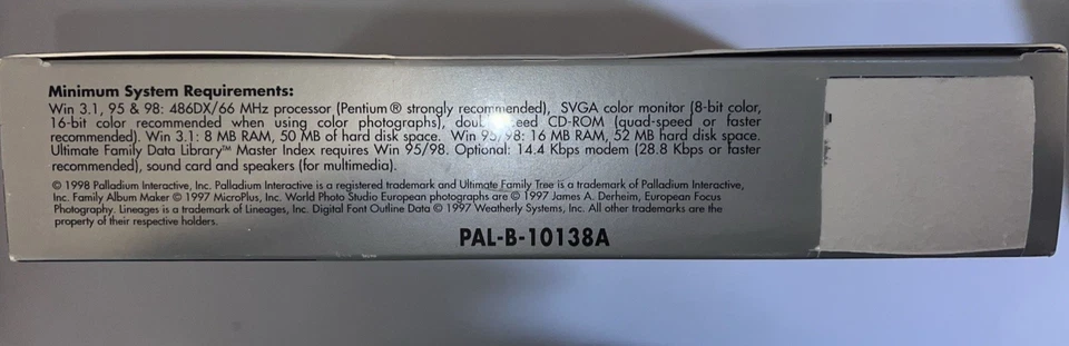 ULTIMATE FAMILY TREE DELUXE BY THE LEARNING COMPANY -- NEW SEALED! - Image 3 of 3