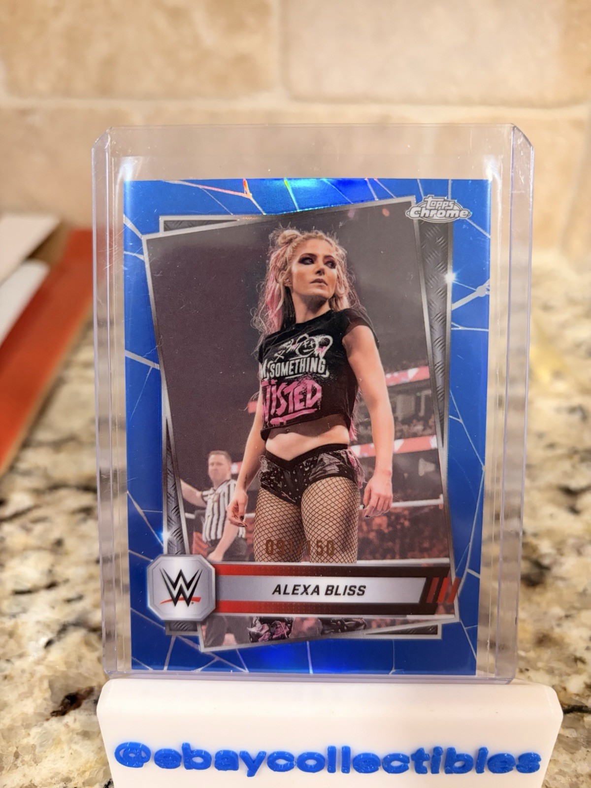 2025 Topps Chrome WWE - Alexa Bliss #107 Blue Refractor /150