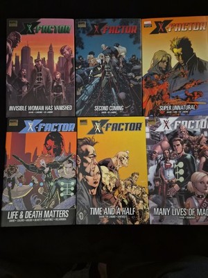 X-Factor Marvel Comics Premire Edition Hardcover Lot of 6 Peter David 