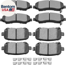 Kit pastiglie freno in ceramica, set pastiglie freno 8 pezzi adatte per 08-12 per Chrysler Town e