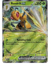 Beedrill ex 003/086 Double Rare Chaos Rising Pokemon Holo Near Mint