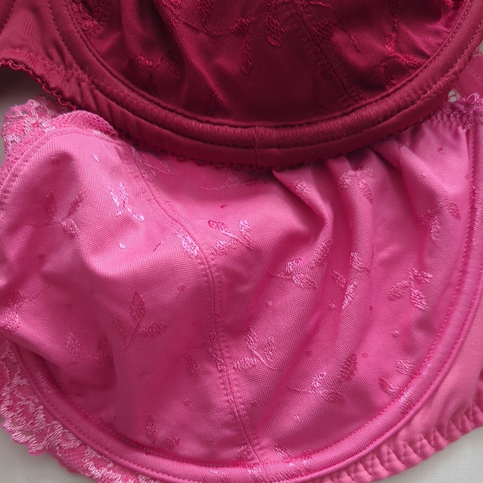 38f Brand New M&S Womens Floral Lace Underwired Bra Bundle x 3 38F Black ...