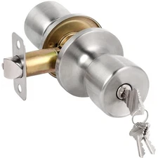 Door Knobs with Lock and Key Keyed Entry Door Knob Exterior and Interior Door