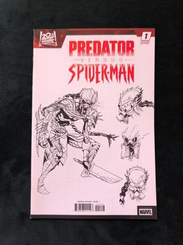 PREDATOR VS SPIDER-MAN #1 DESIGN INCENTIVES VARIANT SPIDERMAN