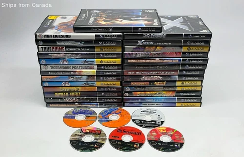 Lot of 33 Nintendo GameCube Games