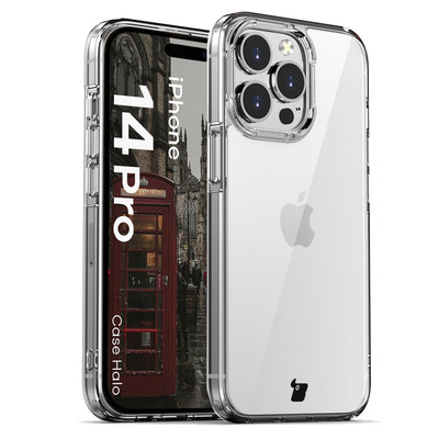 Handyhülle für iPhone 14 Pro Bizon Case Cover Schutz Hülle Etui Transparent