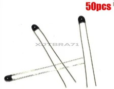 50Pcs Thermistor Ntc MF52-103 3435 10K Ohm 5% Temperature Sensor Ic New ph