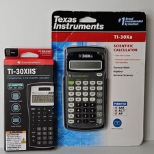 Lot Of Two Texas Instruments Scientific Calculators TI-30XIIS  TI-30Xa