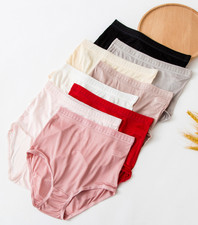 100 Mulberry Silk Underwear For Women Briefs Thin Silk Lady Panties High Waist