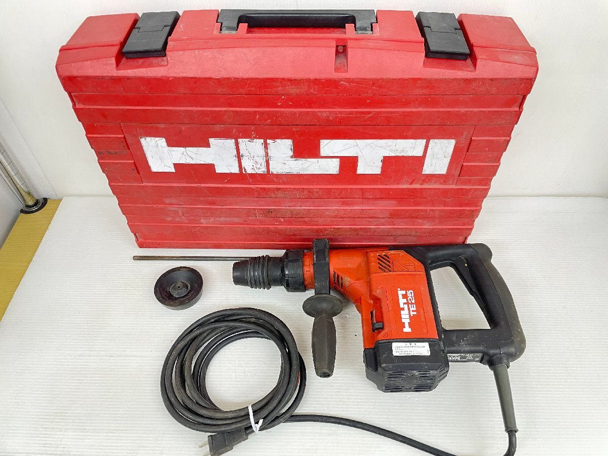 Hilti Rotary Hammer Drill Te25 Electric 100V Drilling Chisel 