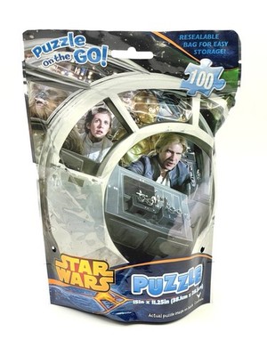 Puzzle on the Go! STAR WARS 100pc Puzzle w/ Han, Leia, C-3PO, Chewbacca